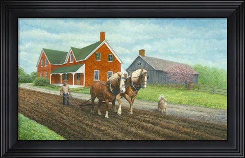 Framed Blessing of Spring Print