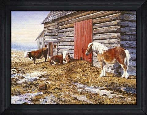 Framed Old Friends 1 Print