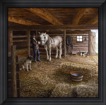 Framed Old Friends 2 Print