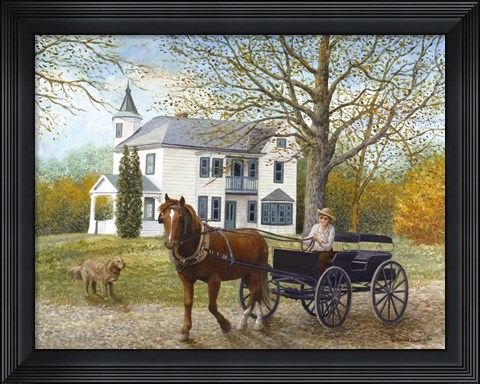 Framed Sunday Outing Print