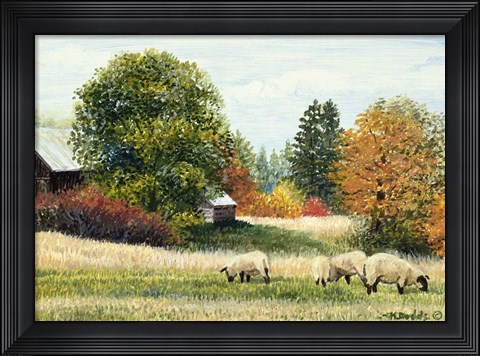 Framed Autumn Colours Print