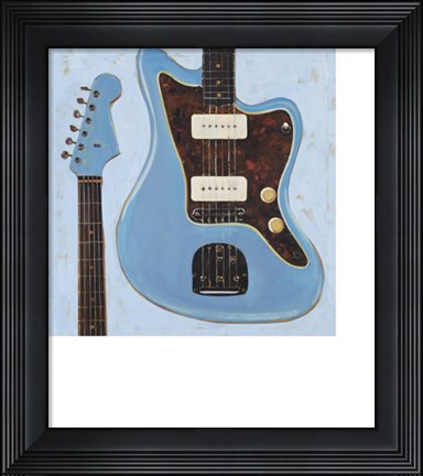 Framed Electric Blue Print