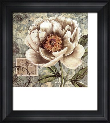 Framed French Postcard I Print