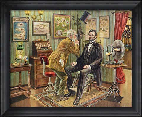 Framed Check Up Print