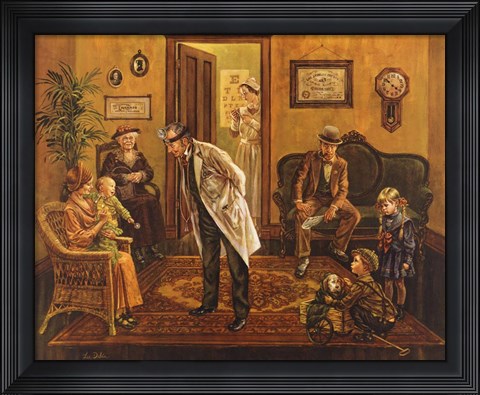 Framed Doctors Office Print