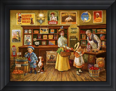 Framed Country Store Print