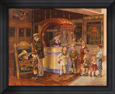 Framed Saturday Matinee Print