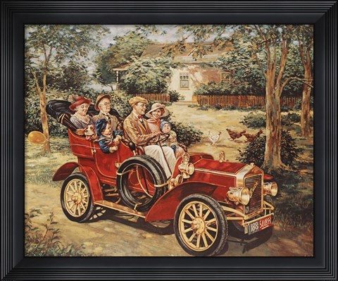 Framed Sunday Drive Print