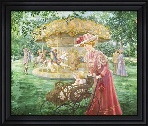 Framed Sunday Rides Print