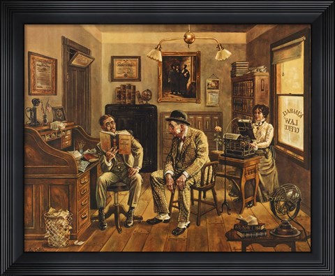 Framed Assault and Battery Print