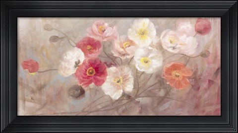 Framed Wild Poppies II Print