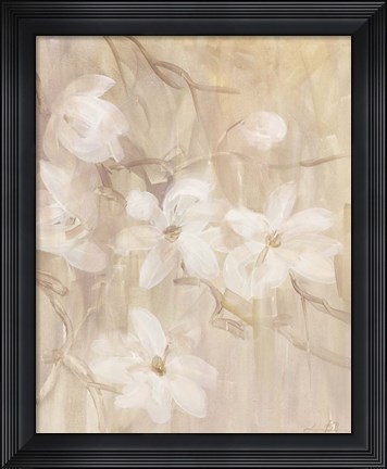 Framed Magnolias I Print