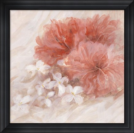 Framed Hibiscus I Print