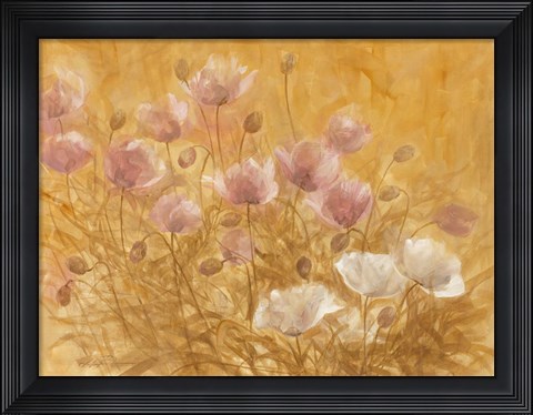 Framed Irises III Print