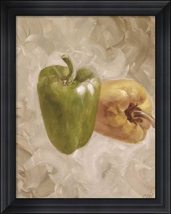 Framed Sweet Peppers II Print