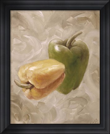Framed Sweet Peppers IV Print