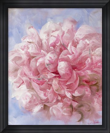 Framed Pink Peonie I Print