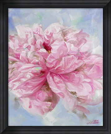 Framed Pink Peonie II Print