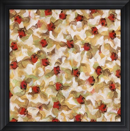 Framed Ladybugs Print