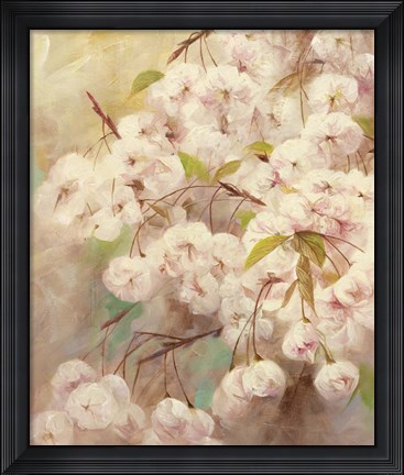 Framed Rose Bush II Print