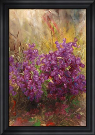 Framed Campanula II Print