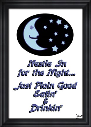 Framed Nestle In For The Night Print