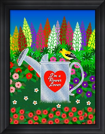 Framed Flower Lover Print