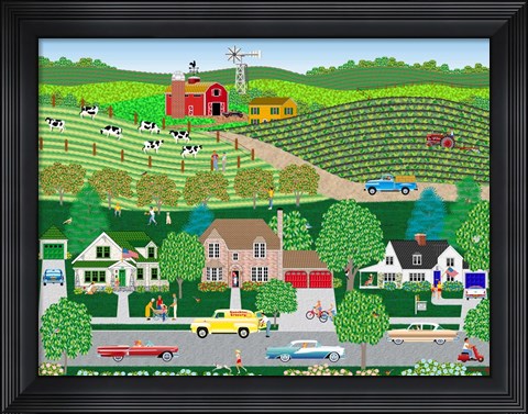 Framed Sunshine Grocery Print