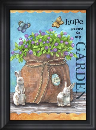 Framed Hope Garden Print