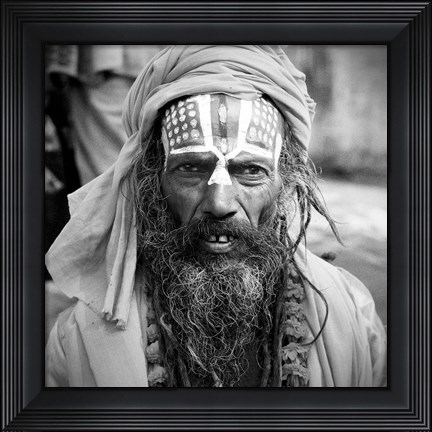 Framed Nepal Saddhu I Print