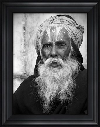 Framed Nepal Saddhu II Print
