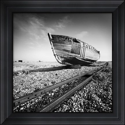 Framed Ship Wreck I Print