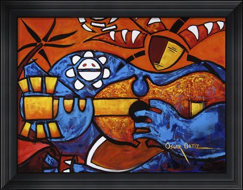 Framed Jester Print