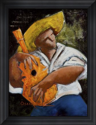 Framed Bravado Alla Prima Print