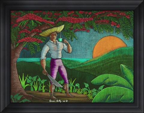 Framed Sombrero Print