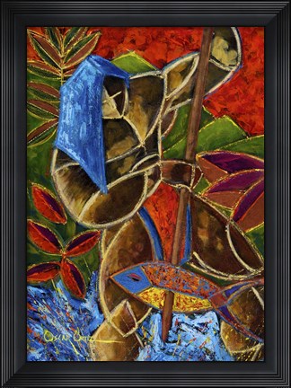 Framed Guarani Hombre De Familia Print