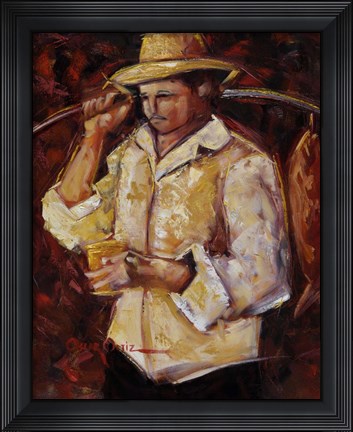 Framed Jibaro De La Costa Print