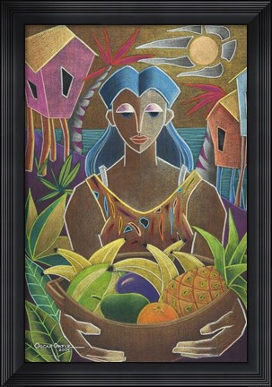 Framed Offerings From Our Land Print