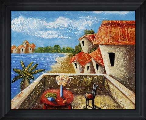 Framed Playa Gorda II Print