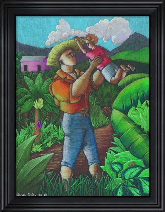 Framed Father and Son Print
