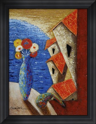 Framed Ventana Al Mar Print