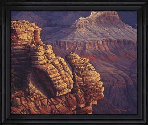 Framed Lofty Ledges Print