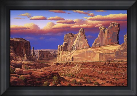 Framed Blue Horizon Print