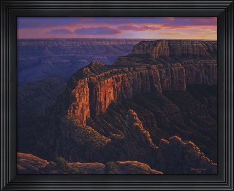 Framed Fleeting Embers Print