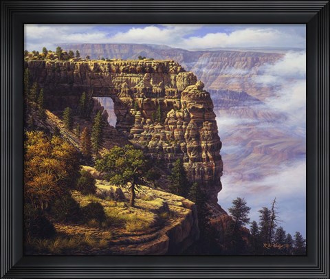 Framed Angel&#39;s Window Print