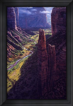 Framed Chasm Of Dreams Print