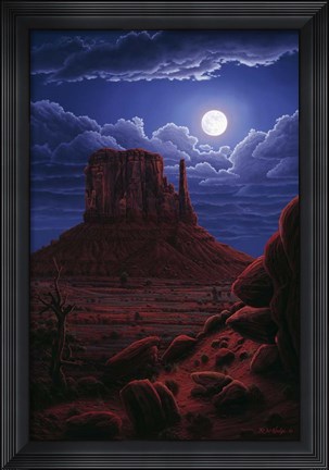 Framed Navaho Moon Print