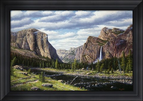 Framed River Of Mercy Print