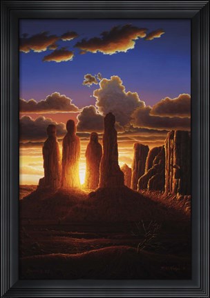 Framed Daniel 3:25 Print