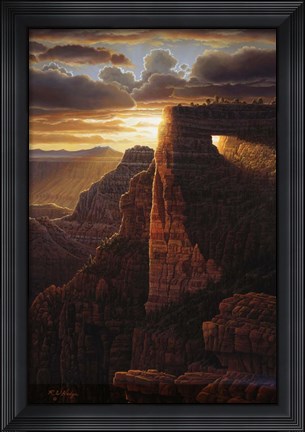 Framed Light Of Life Print
